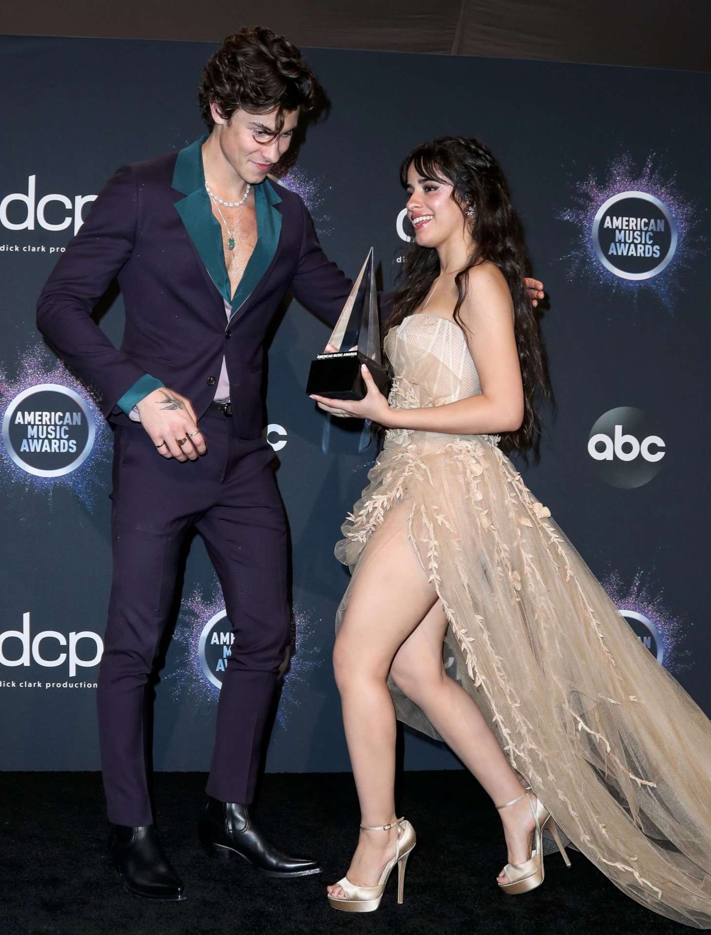 Camila Cabello Leggy at 2019 American Music Awards in Los angeles