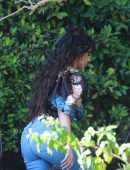Camila Cabello Booty in Jeans, Arriving for a Photoshoot in LA