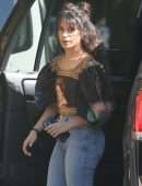 Camila Cabello Booty in Jeans, Arriving for a Photoshoot in LA