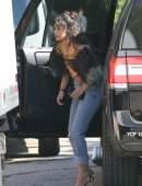 Camila Cabello Booty in Jeans, Arriving for a Photoshoot in LA