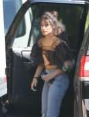 Camila Cabello Booty in Jeans, Arriving for a Photoshoot in LA