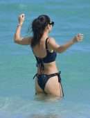 Cara Santana in Bikini on the Beach in Miami