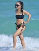 Cara Santana in Bikini on the Beach in Miami