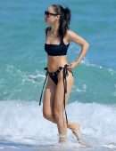 Cara Santana in Bikini on the Beach in Miami