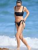Cara Santana in Bikini on the Beach in Miami
