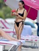 Cara Santana in Bikini on the Beach in Miami