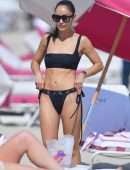 Cara Santana in Bikini on the Beach in Miami