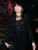 Daisy Lowe Leaving Sexy Fish Restaurant in London