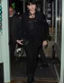 Daisy Lowe Leaving Sexy Fish Restaurant in London