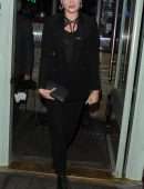 Daisy Lowe Leaving Sexy Fish Restaurant in London