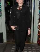 Daisy Lowe Leaving Sexy Fish Restaurant in London