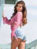 Demi Rose Mawby Booty in Shorts for “Daisy Dukes” Photoshoot