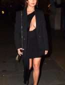 Demi Rose Cleavage at Cafe Royal in London