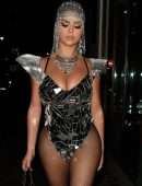 Demi Rose Mawby Outfits for Halloween Party in Mayfair