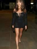 Demi Rose Mawby Braless See-Through at Skinny Tan: Choc Range Launch Party in London