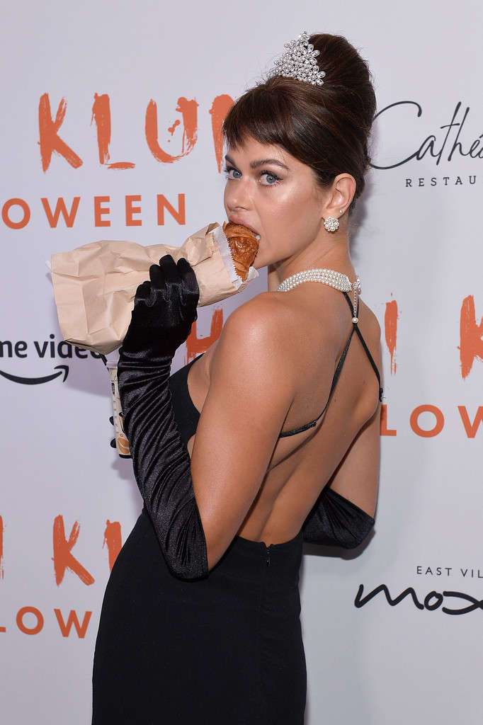 Georgia Fowler at Heidi Klum's 20th Annual Halloween Party in NYC