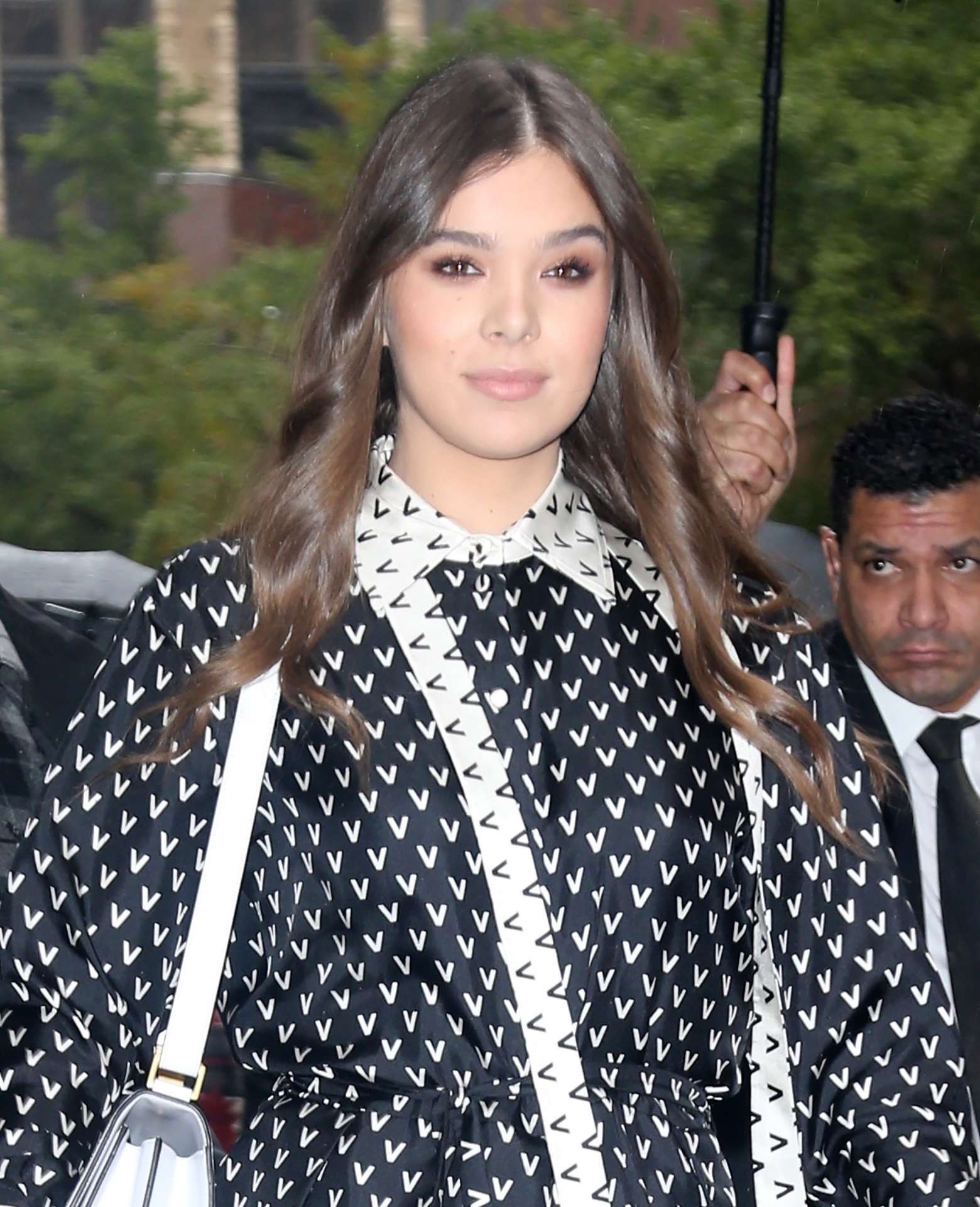 Hailee Steinfeld Leggy, on AOL Build in NYC
