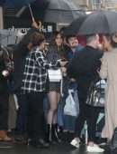 Hailee Steinfeld Leggy, on AOL Build in NYC