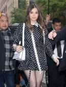 Hailee Steinfeld Leggy, on AOL Build in NYC