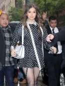 Hailee Steinfeld Leggy, on AOL Build in NYC