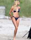 Hailey Baldwin Swimsuit Photoshoot on the Beach in Miami