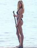 Hailey Baldwin Swimsuit Photoshoot on the Beach in Miami