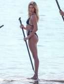 Hailey Baldwin Swimsuit Photoshoot on the Beach in Miami