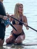 Hailey Baldwin Swimsuit Photoshoot on the Beach in Miami