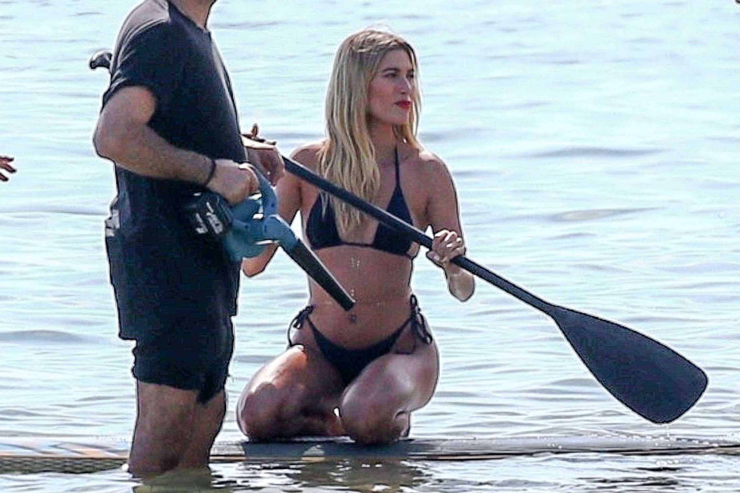 Hailey Baldwin Swimsuit Photoshoot on the Beach in Miami