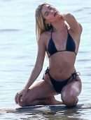 Hailey Baldwin Swimsuit Photoshoot on the Beach in Miami