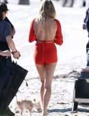 Hailey Baldwin Swimsuit Photoshoot on the Beach in Miami