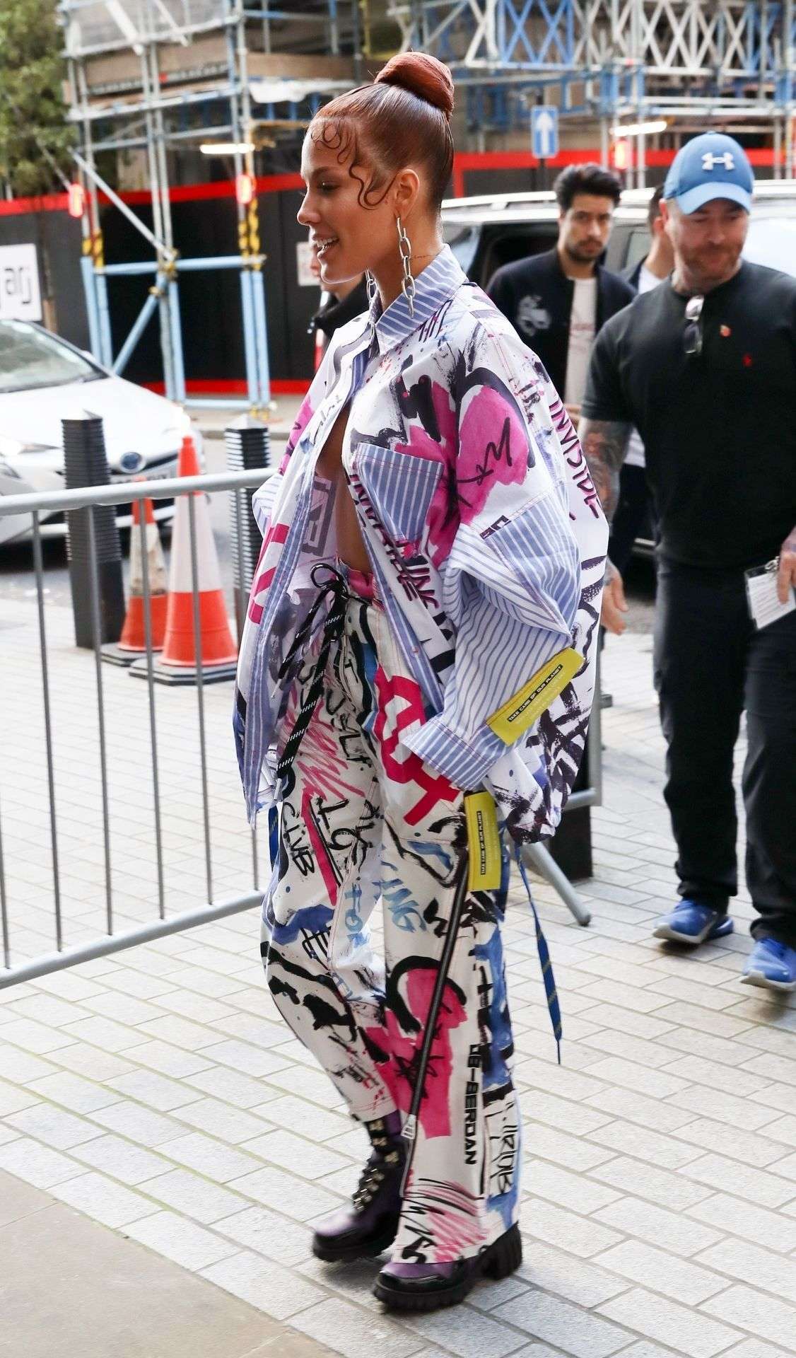 Halsey Outside BBC Live Lounge in London