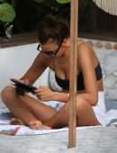 Irina Shayk Booty Cheeks in Shorts in Miami
