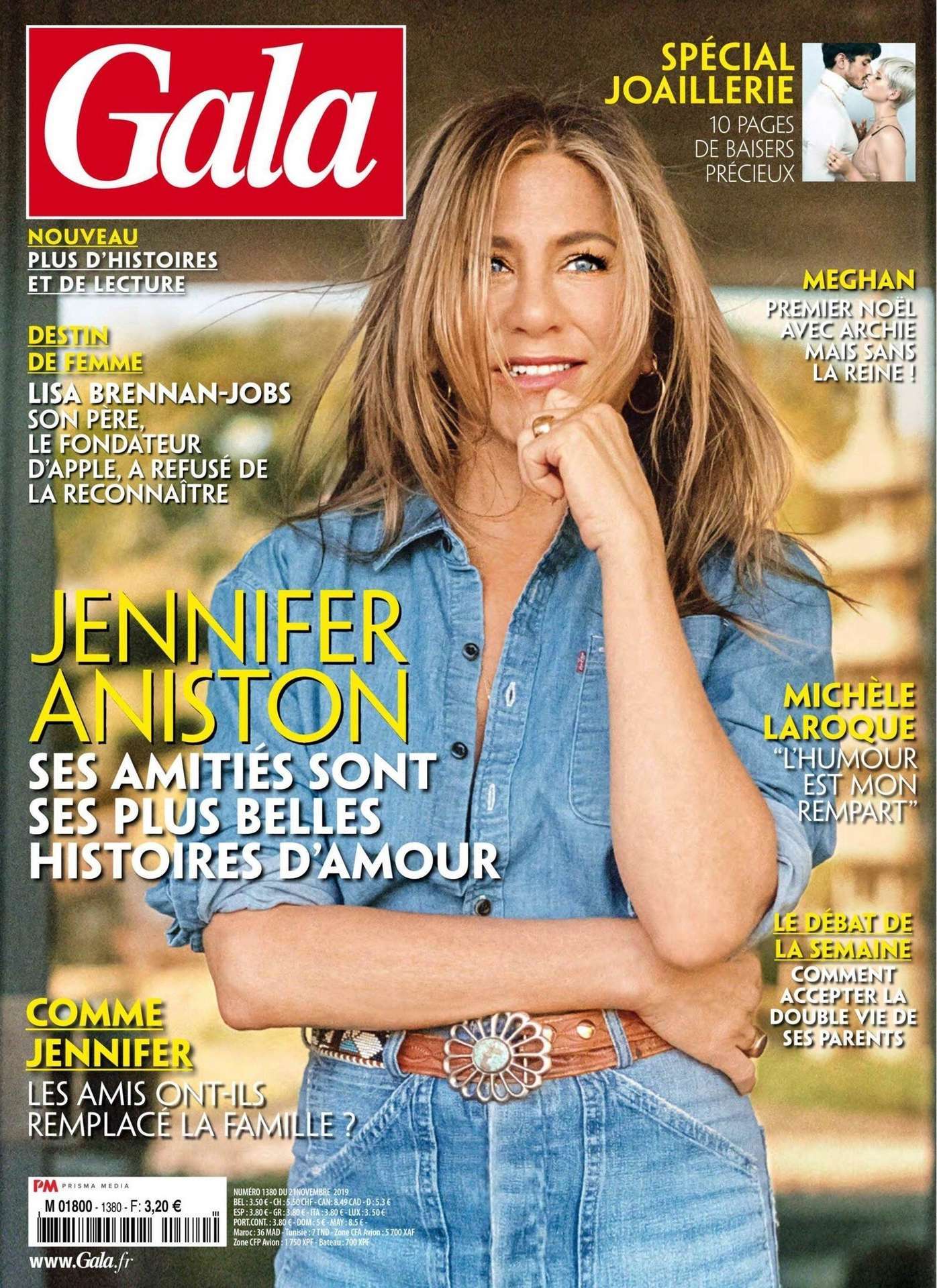 Jennifer Aniston in Gala Magazine France 2019