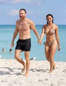 Jessica Ledon Booty in Bikini at the Beach in Miami