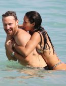 Jessica Ledon Booty in Bikini at the Beach in Miami