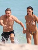 Jessica Ledon Booty in Bikini at the Beach in Miami