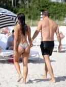 Jessica Ledon Booty in Bikini at the Beach in Miami