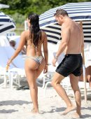 Jessica Ledon Booty in Bikini at the Beach in Miami