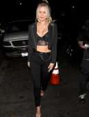 Josie Canseco Cleavage Outside Nightingale Club in West Hollywood