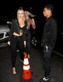 Josie Canseco Cleavage Outside Nightingale Club in West Hollywood