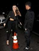 Josie Canseco Cleavage Outside Nightingale Club in West Hollywood