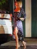 Julianne Hough Leggy Outside The San Vicente Bungalows in West Hollywood