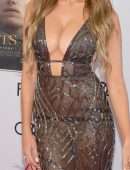 Kara Del Toro Cleavage at “The Aeronauts” Premiere in Los Angeles
