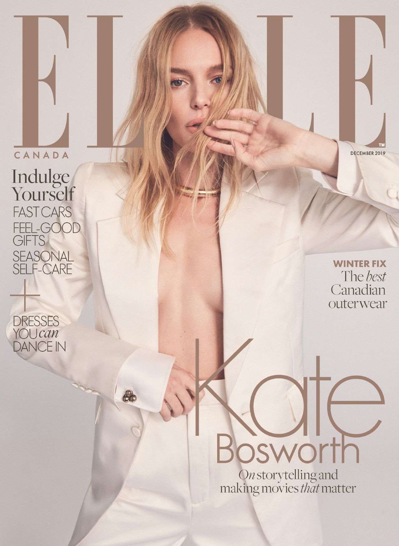 Kate Bosworth in ELLE Canada Magazine - December 2019