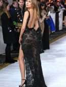 Kimberley Garner Booty in See-Through Dress at 'Charlies Angels' UK Premiere in London