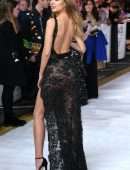 Kimberley Garner Booty in See-Through Dress at 'Charlies Angels' UK Premiere in London