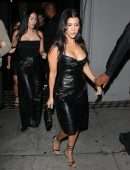 Kourtney Kardashian Leaving Craig's Restaurant in West Hollywood