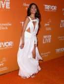 Madison Beer Braless and Leggy at 2019 TrevorLive Los Angeles Gala