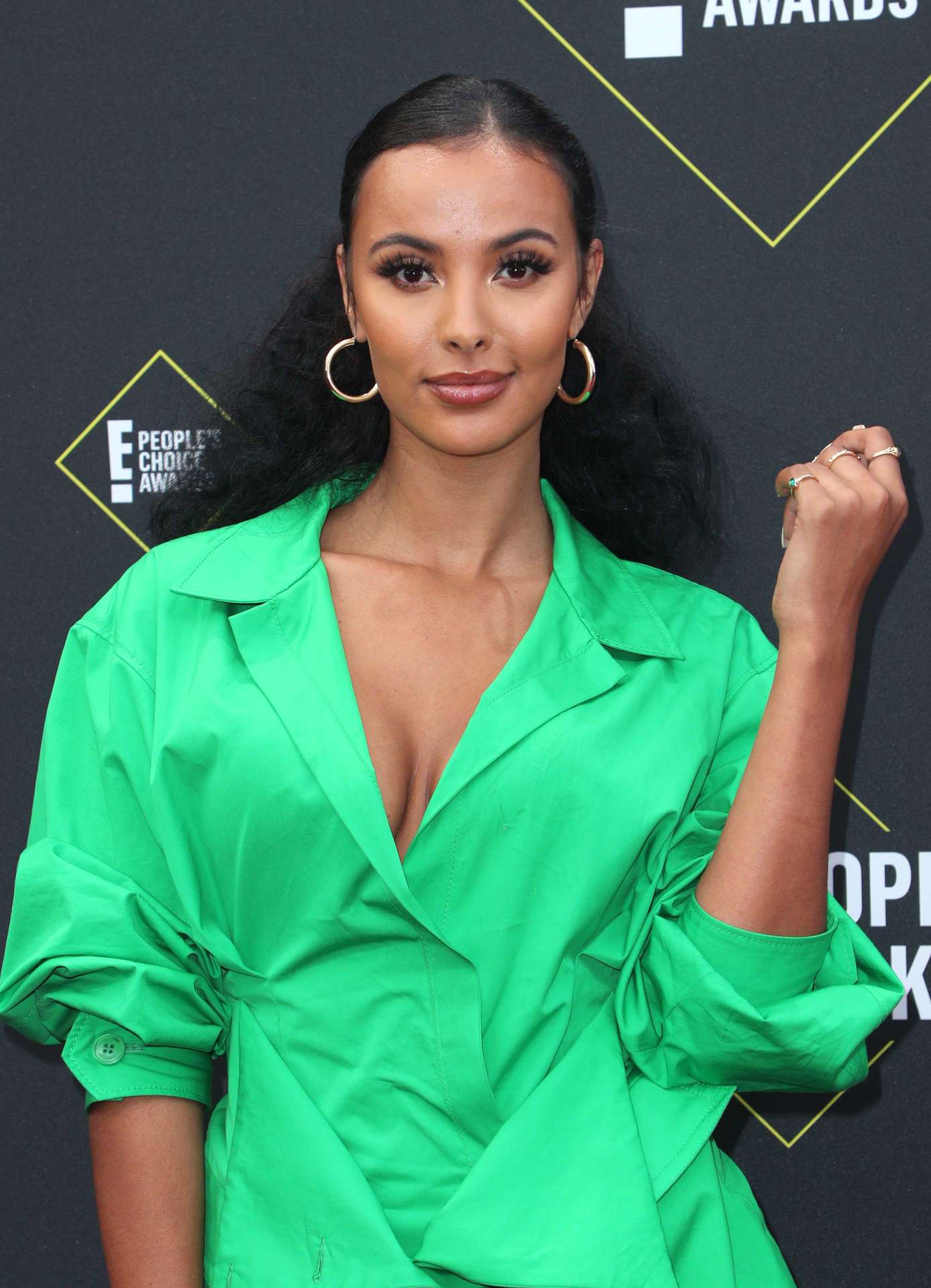 Maya Jama at 45th E! People's Choice Awards in Santa Monica